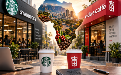 Starbucks vs. Vida Caffe: Distribution, not Prestige, is shaping Africa’s Coffee Expansion